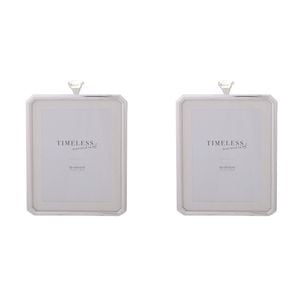 2PK Gibson Gifts Diamond Ring Home Decor 5x7" Silver Round