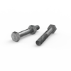 ZENITH M10 x 60mm Hot Dip Galvanised Hex Head Bolts and Nuts - Each