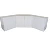 Standford White Corner TV Cabinet