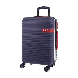 Gap Hard-shell Suitcase 4 Wheel Hidden Pocket Cabin Luggage 56cm Navy