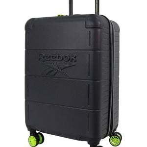Reebok Wanderer Cabin 49l Hard Shell Case Suitcase Luggage Black