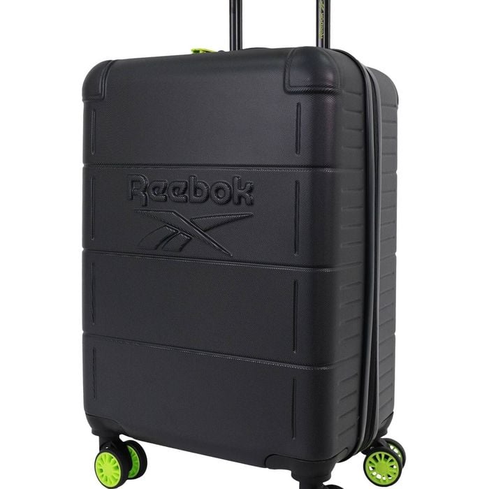 Reebok Wanderer Cabin 49l Hard Shell Case Suitcase Luggage Black
