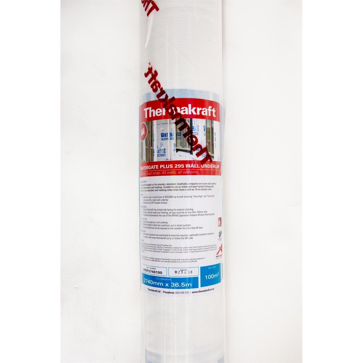 Thermakraft Watergate Plus Wall Wrap 2740mmx30m - 2740 x 30 - Bunnings ...