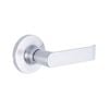 Schlage Satin Chrome Regent Series Leonardo Dummy Lever