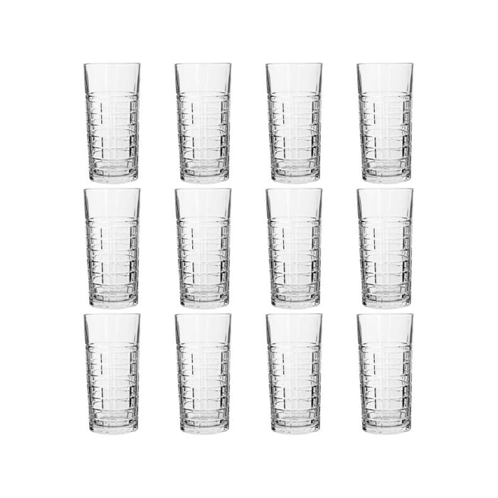 LAV Brit Highball Glasses - 356ml - Clear - Pack of 12