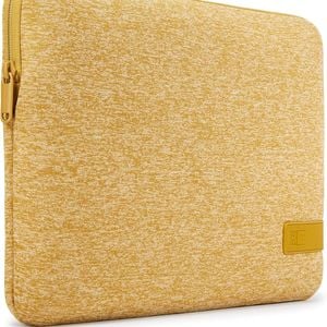 Case Logic Slim Reflect 13.3" Laptop Computer Sleeve In Yellow Memory-foam Protection