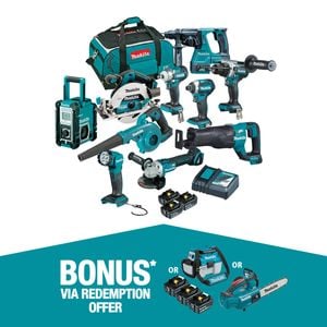 Makita Brushless 10 Piece Combo Kit DLX1042TX1