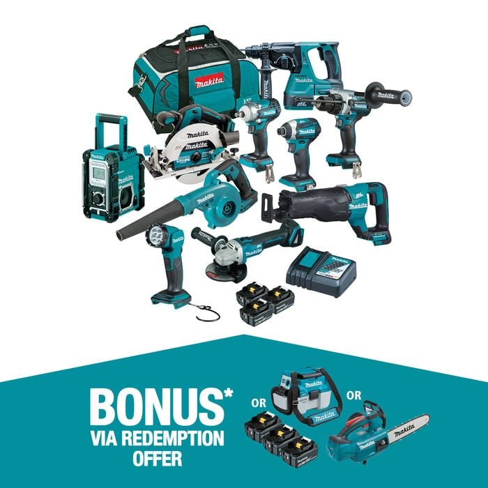 Makita Brushless 10 Piece Combo Kit DLX1042TX1