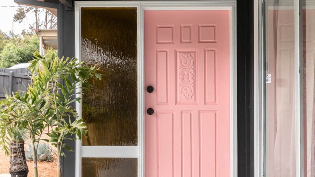 Pink front foor