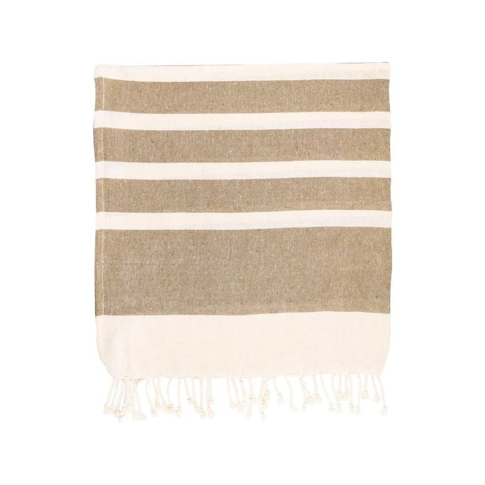 Nicola Spring Turkish Cotton Towel Set - Beige