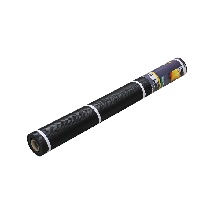 Trekka 150 x 90cm Black Fine Rib Nonslip Rubber