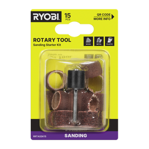 Ryobi Rotary Tool Sanding Starter 15-Piece Kit
