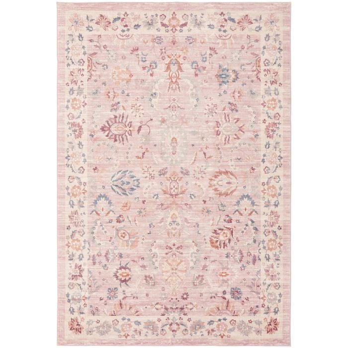 Renew Amira Pink 220x150cm - Medium Washable Floor Rug