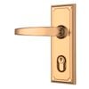 Gainsborough Traditional Bright Goldtone Leverset Special Keying
