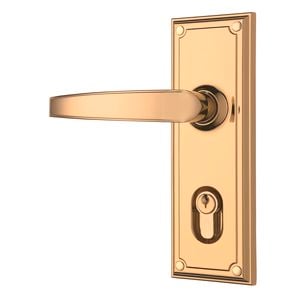Gainsborough Traditional Bright Goldtone Leverset Special Keying