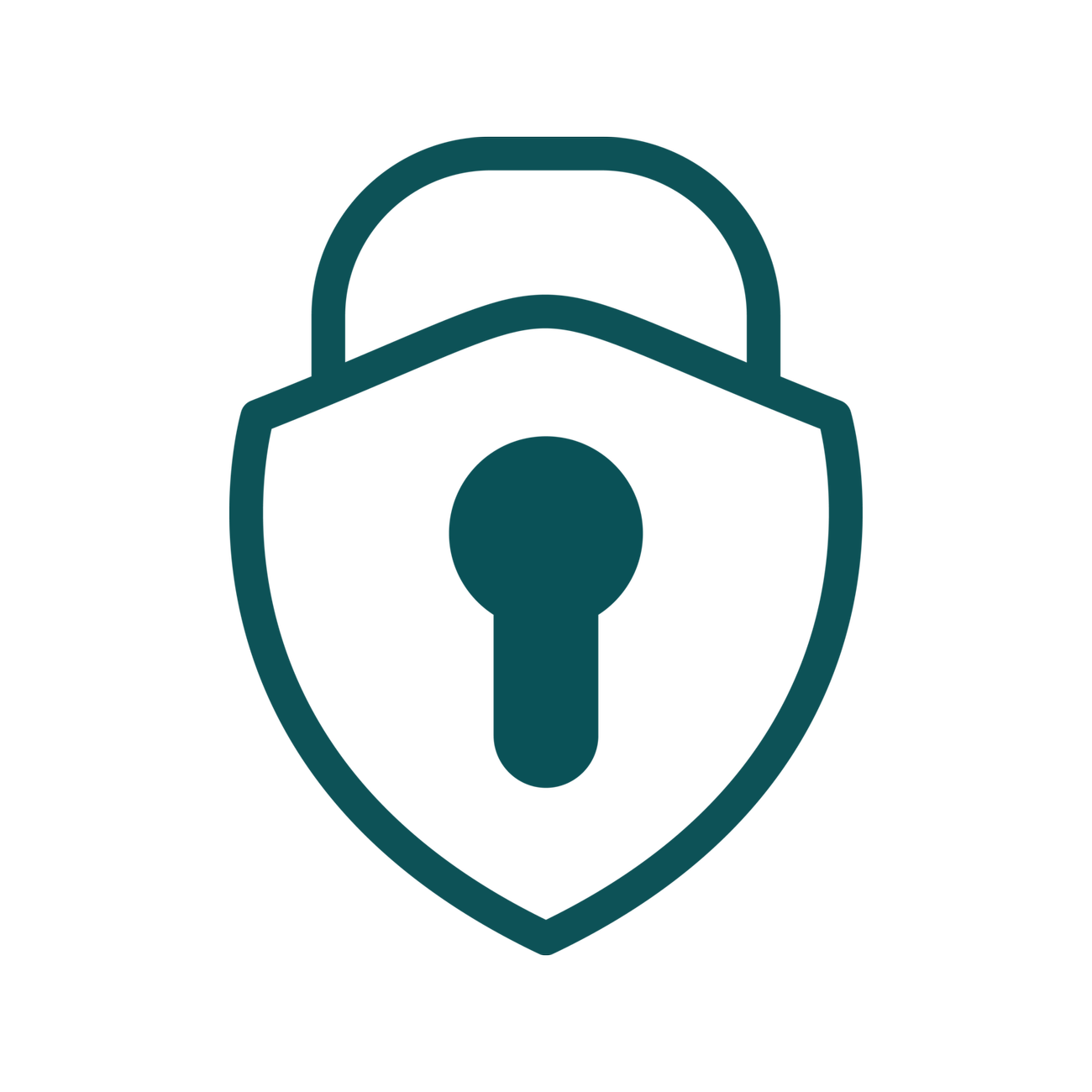 Green icon of a lock.