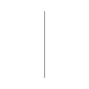 PEAK Chain Link Fencing 850mm Black Galvanised Vinyl-Coated Steel Tension Bar