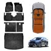 Floor Mat Boot Liner Back Seat Protector for Honda CRV CR-V 2017-2023 Cargo Trunk Kick Mats Cover