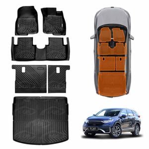 Floor Mat Boot Liner Back Seat Protector for Honda CRV CR-V 2017-2023 Cargo Trunk Kick Mats Cover