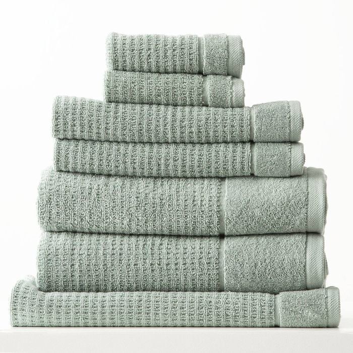 Renee Taylor Cambridge 650 Gsm Textured 7 Piece Eucalyptus