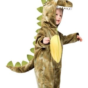 Roarin Rex Green Dinosaur Boys Costume - 3-5