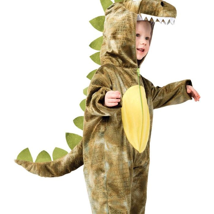 Roarin Rex Green Dinosaur Boys Costume - 3-5