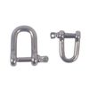 Swimerz Stainless Steel D Shackles, Size 2, 8 Pack