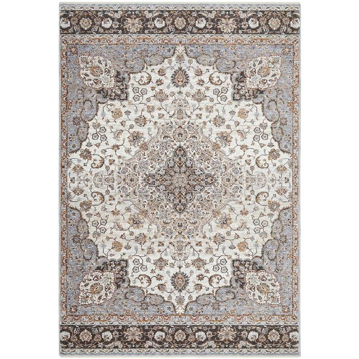 The Rug Connection Jaipur 77 Powder Blue 330x240cm - Extra Large Indoor Floor Rug