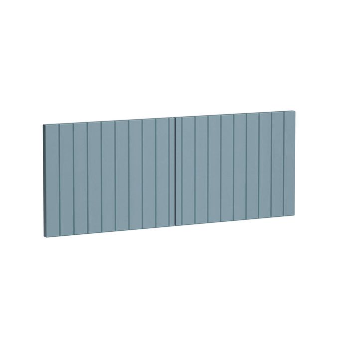 Kaboodle 950mm Danish Blue V-Groove Overhead Doors