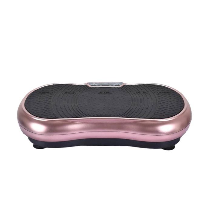 Social Hike Vibration Plate Exercise Platform - Vibrating Workout Machine Rose