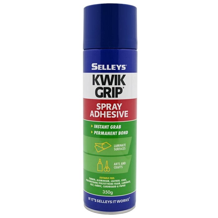 Selleys 350g Kwik Grip Contact Adhesive Spray