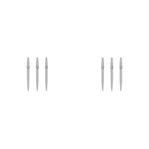 2x 3pc Target 26mm Swiss Point For Darts SP Barrels - Silver
