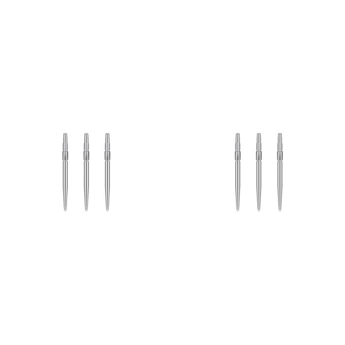 2x 3pc Target 26mm Swiss Point For Darts SP Barrels - Silver