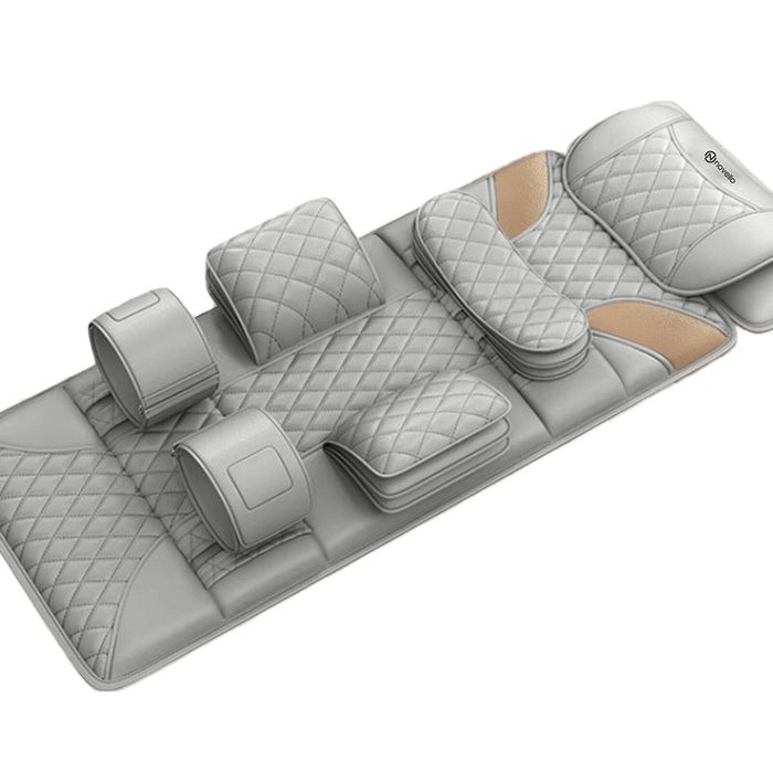 Novello Full Body Massage Mat with Air Press Calf Band - Light Grey