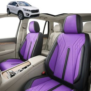 Australian Goose Front Seat Covers for Kia Sorento 2015 - 2020 (UM) - PU Leather, Purple (2pc)