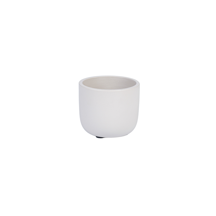 Astin Sinclair 140 x 120 mm Small Plain Taupe Pot