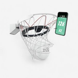 Decathlon | Smart Basketball Hoop With Mini-games - Decathlon Basketball Play - One Size