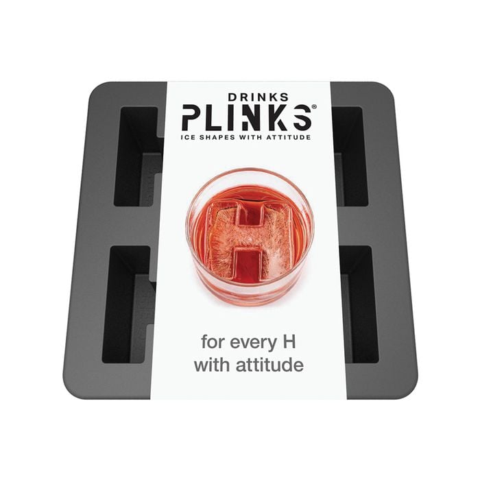 DrinksPlinks Letter H Ice Cube Tray