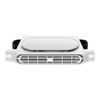 Catzon 3000mAh Car Backseat Fan Rechargeable Battery Portable Vehicle Fans-White