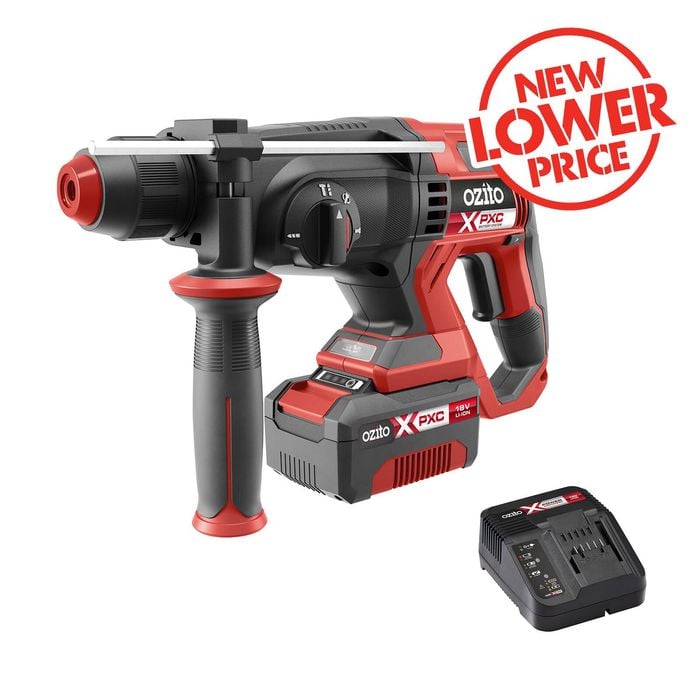 Ozito PXC 18V Rotary Hammer Drill Kit PRHK-1840
