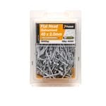 Paslode 40 x 2.0mm 500g Galvanised Flat Head Nails - 400 Pack