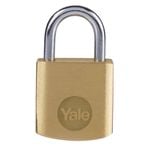 Yale 30mm Standard Security Brass Padlock