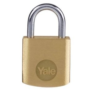 Yale 30mm Standard Security Brass Padlock