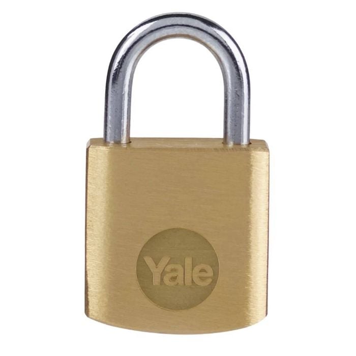 Yale 30mm Standard Security Brass Padlock