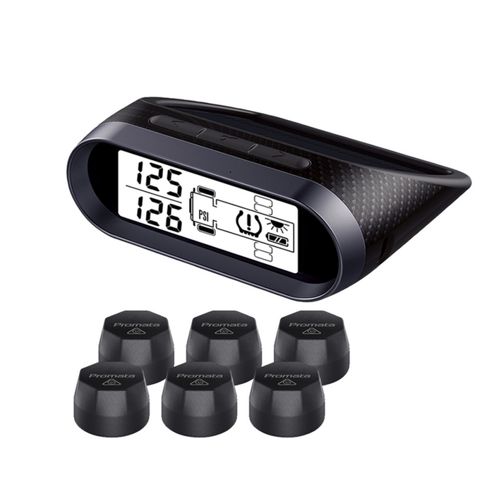 Promata Mata T2 Solar Tyre Pressure Monitor For Trucks - 6 External Sensors