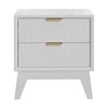 Matilda Bedside Table White