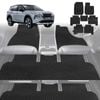 6D Diamond Car Floor Mats for Nissan X-TRAIL 2014-2022-Ultimate Set-Black-Outback GT