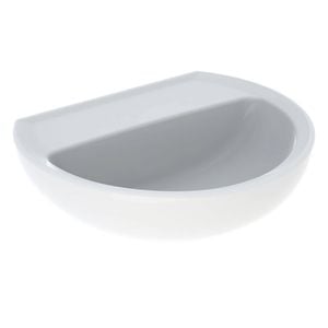 Galvin 50cm Kolo Rekord Wall Basin Without Overflow 0TH + Wall Fixing Kit