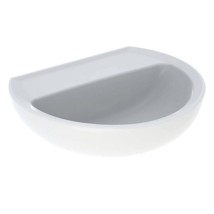 Galvin 50cm Kolo Rekord Wall Basin Without Overflow 0TH + Wall Fixing Kit
