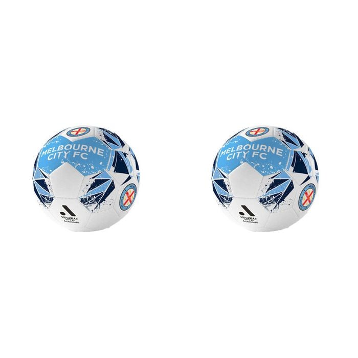 2PK A-League Melbourne City FC A-League Soccer Ball Size 5 - Blue